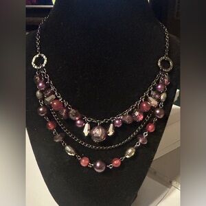 Elegant Multi-Color Beaded Necklace